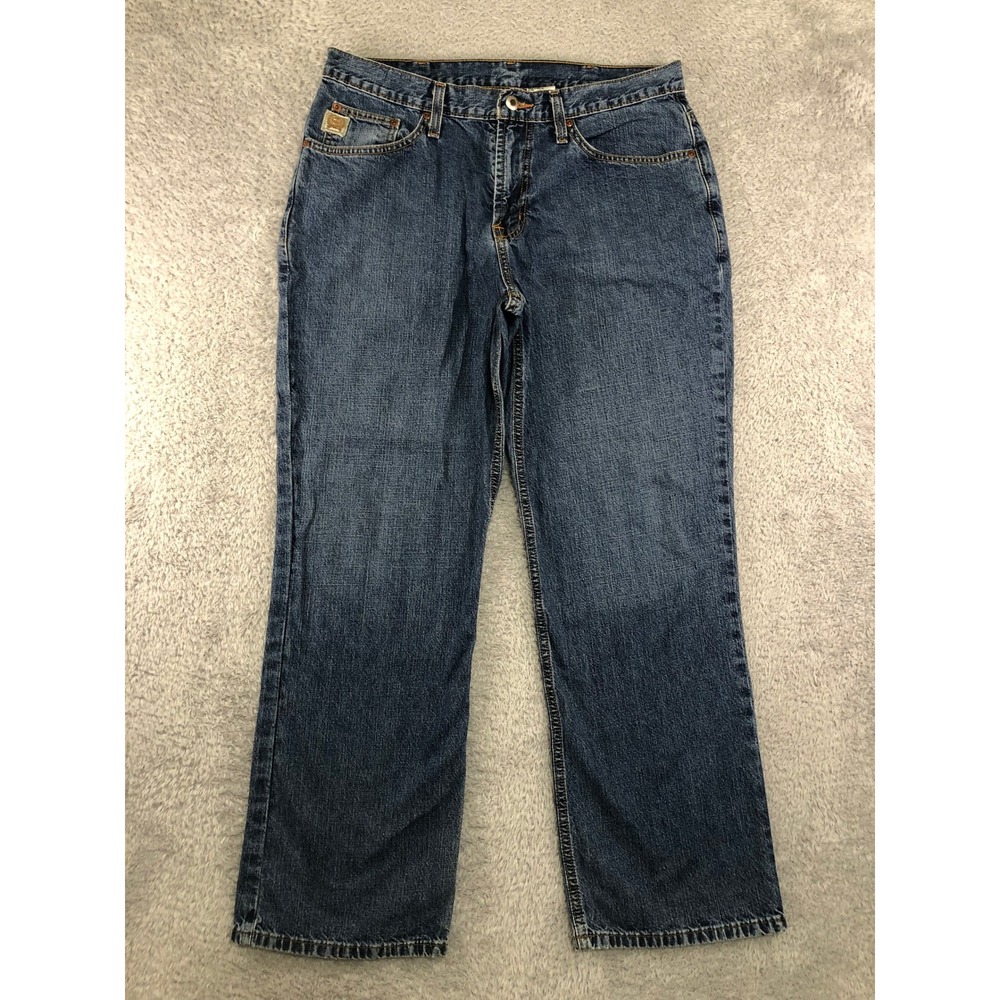 Cinch Jeans Men 34x30 Blue Duster Relaxed Fit Straight Leg Denim
